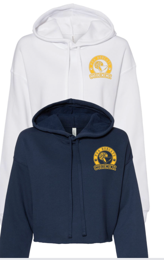 PVA Bobcats Cropped Luxe Hoodie