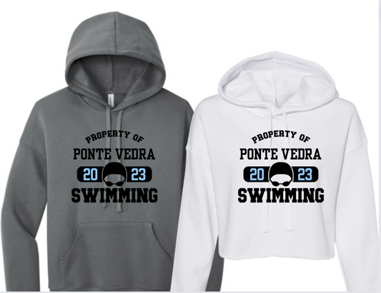 Property of Ponte Vedra Swimming Luxe Hoodies