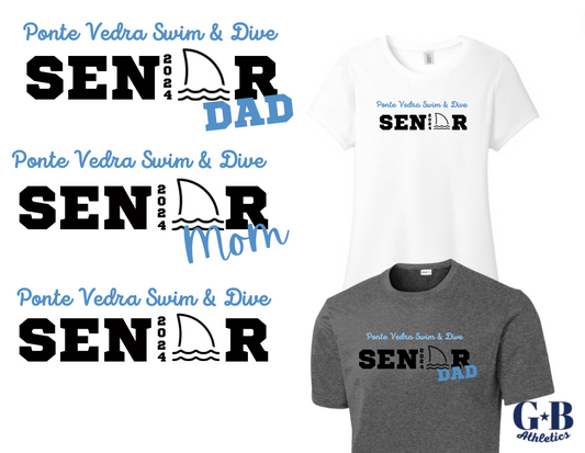 Ponte Vedra Swim and Dive Senior Tees