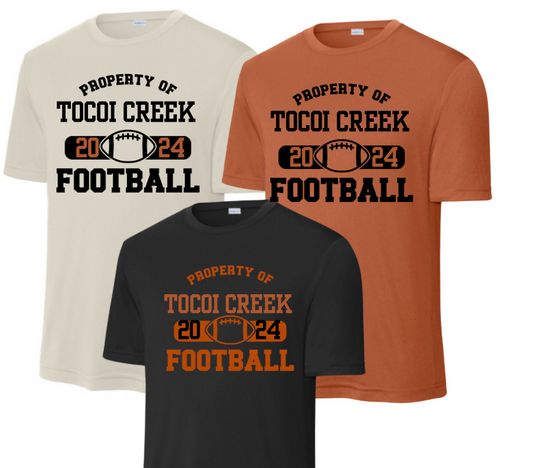 Property of Tocoi Football Dry Fit Tees