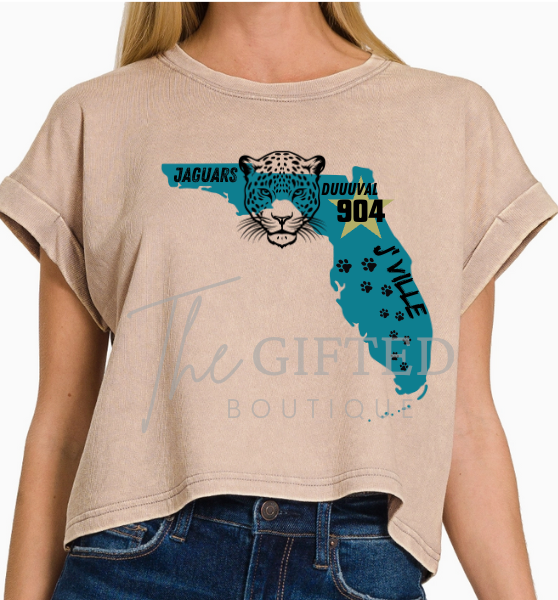 Jags Game Day Cropped Tees