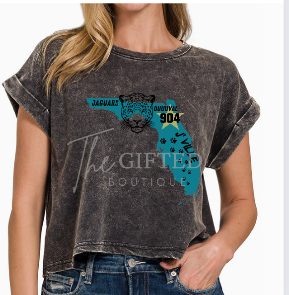 Jags Game Day Cropped Tees