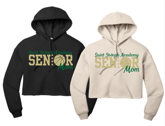 SJA Basketball Senior Ladies Cropped Hoodies