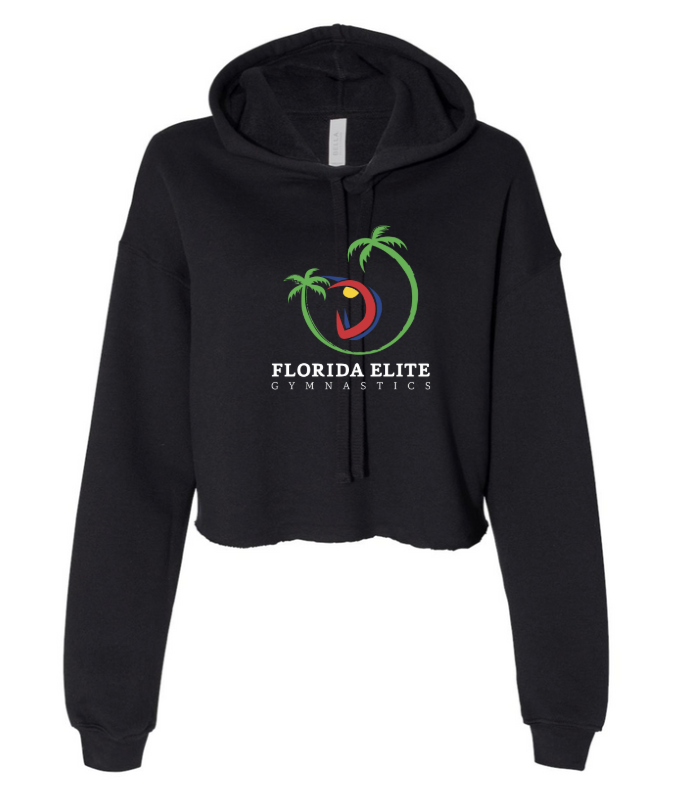 Florida Elite Gymnastics Ladies Cropped Hoodie